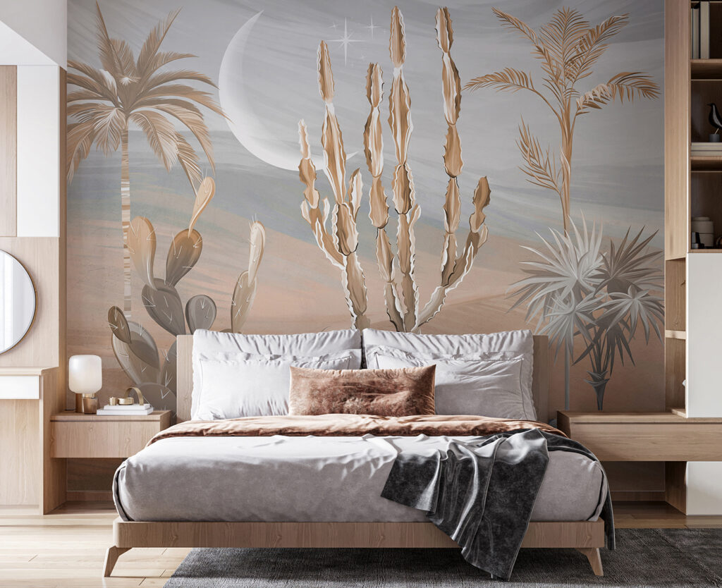 Cactus nel deserto lunare — ambiente 2