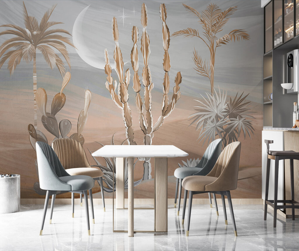 Cactus nel deserto lunare — ambiente 5