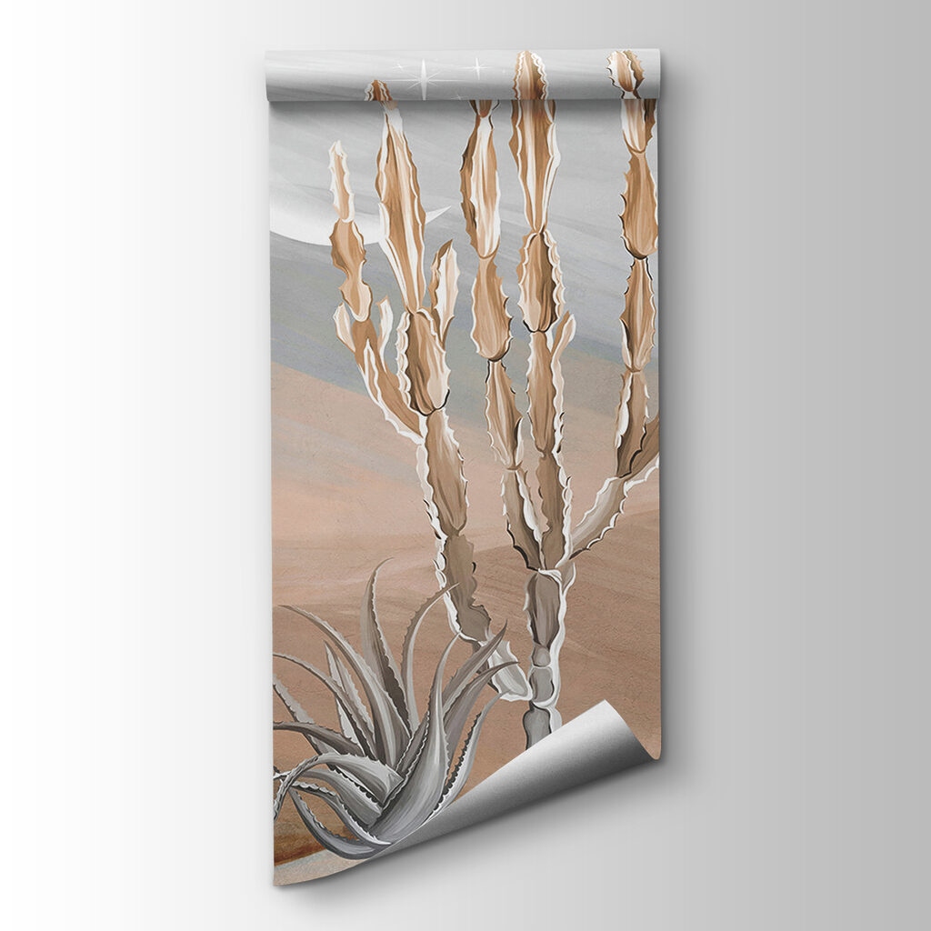 Cactus nel deserto lunare — vista del prodotto