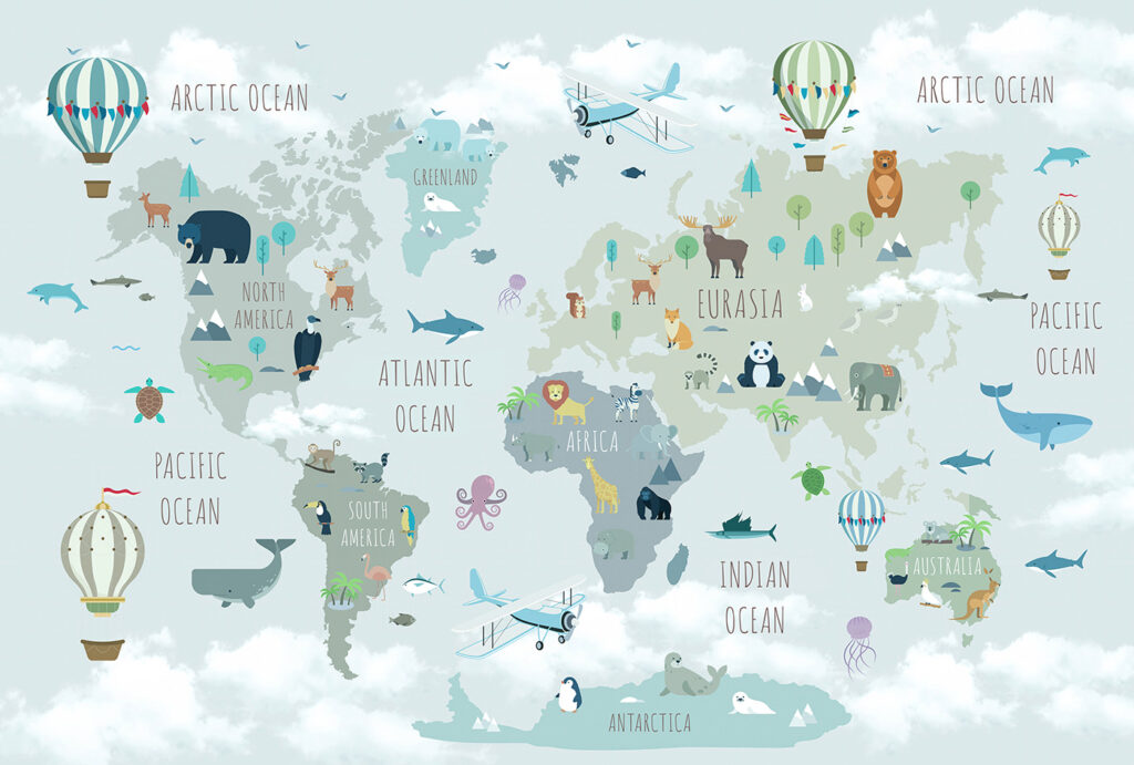 Mappa piena di piante — design completo