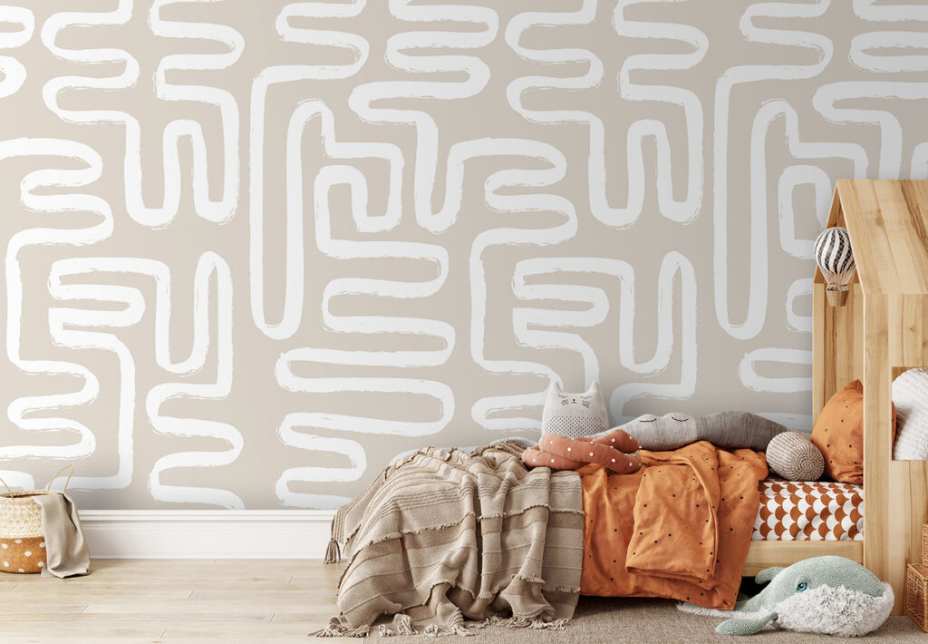 Labirinto di linee bianche — ambiente 5