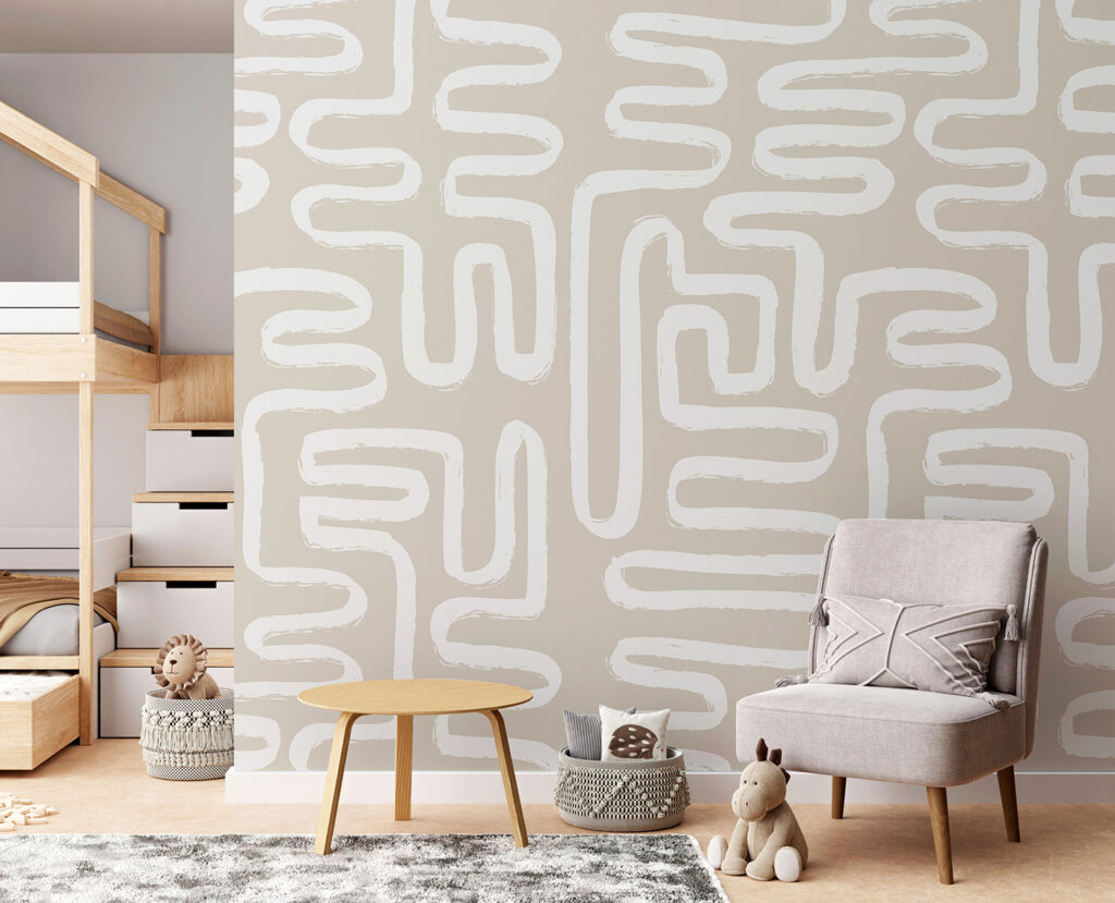 Labirinto di linee bianche — ambiente 6