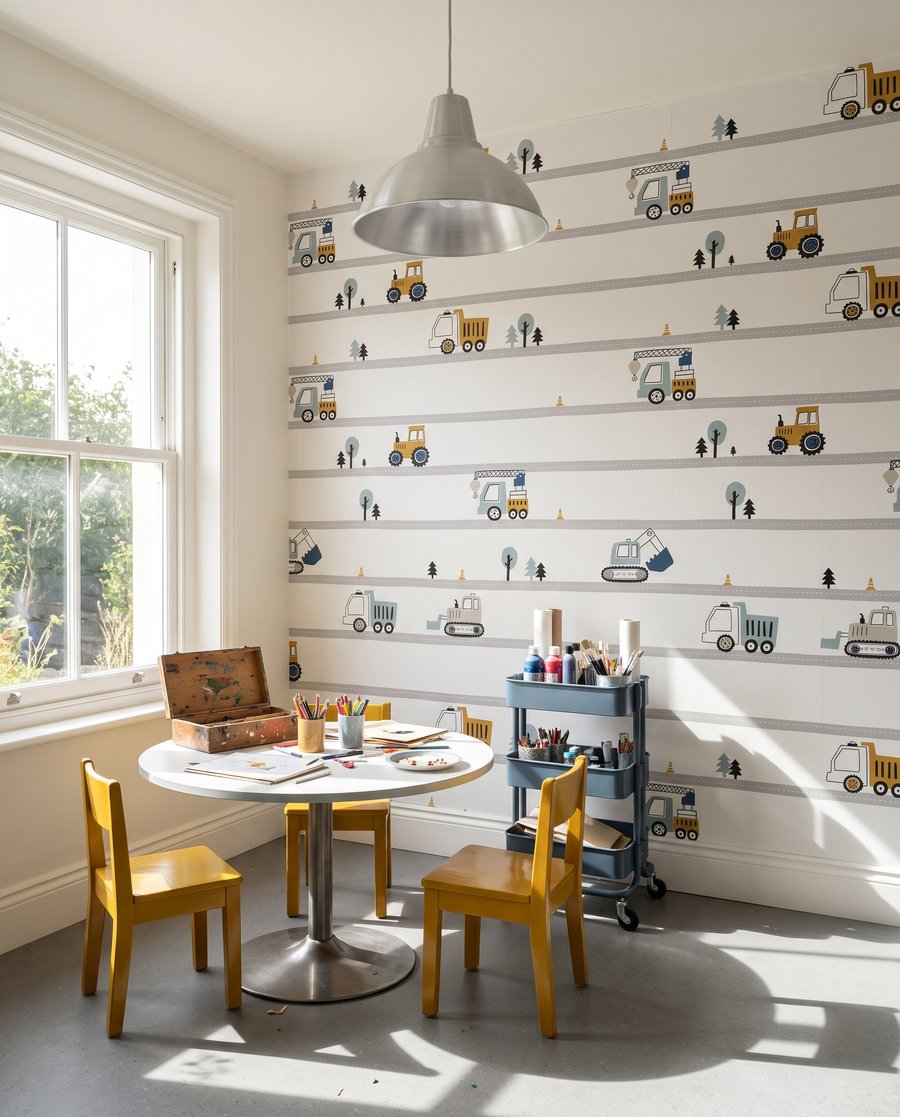 Cantiere in file — ambiente 3