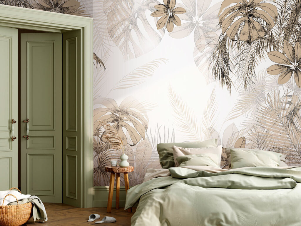 Foglie tropicali sui bordi — ambiente 2
