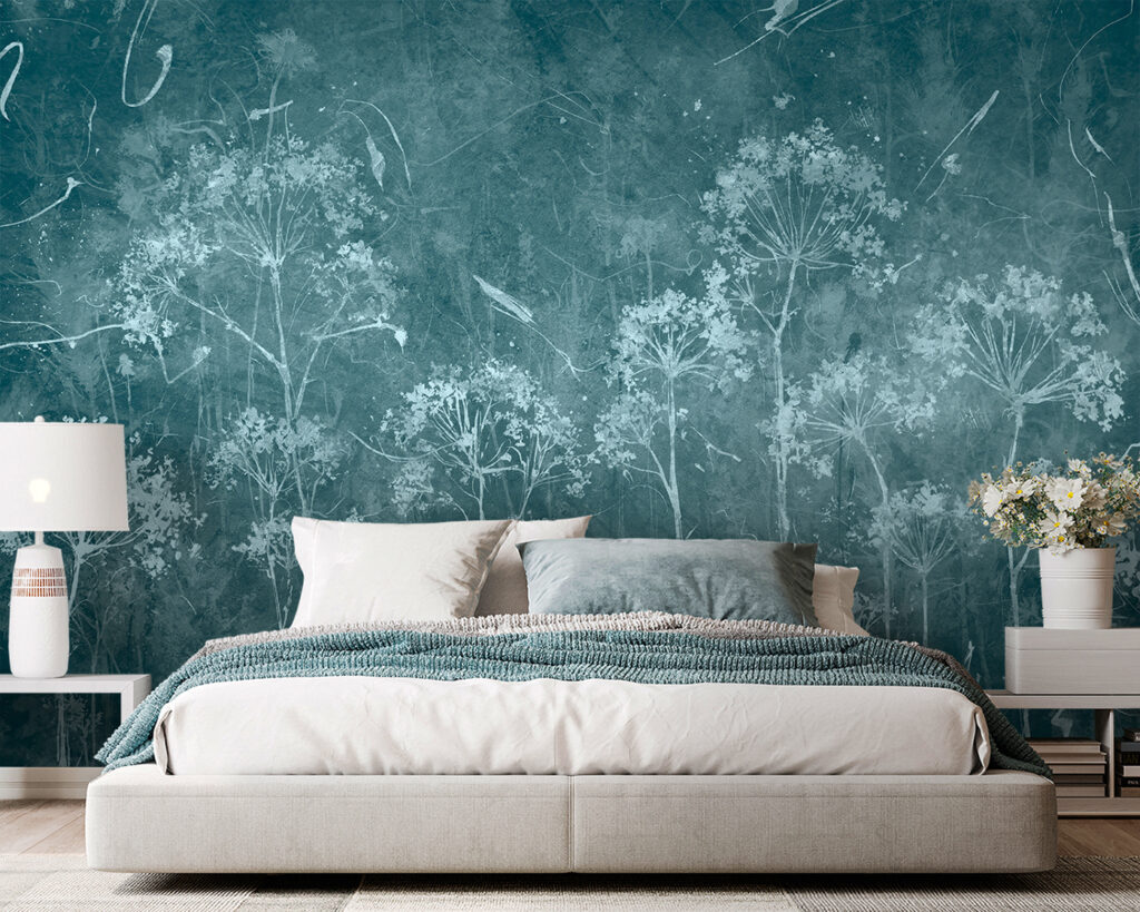 Fiori bianchi nella nebbia — ambiente 2