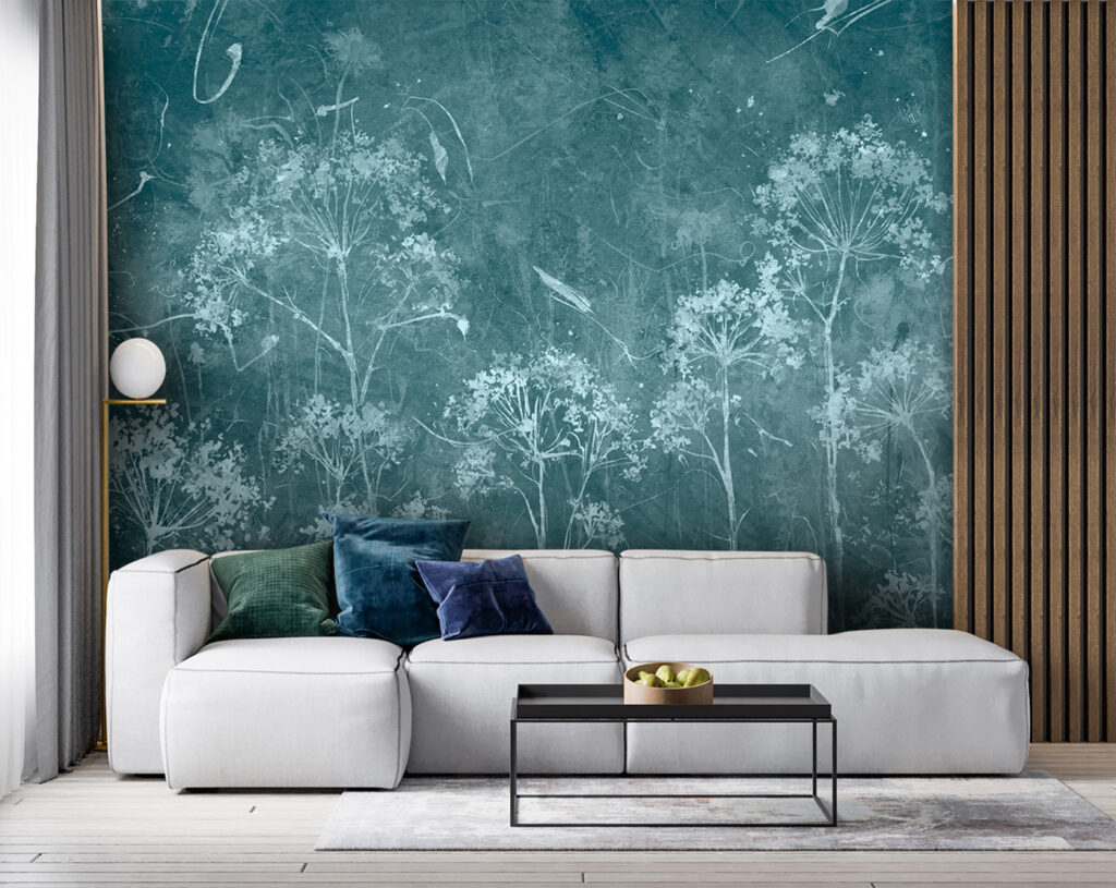 Fiori bianchi nella nebbia — ambiente 1