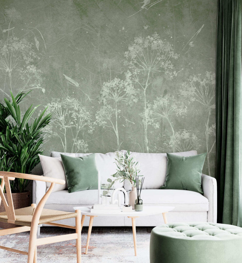 Fiori bianchi nella nebbia — ambiente 2