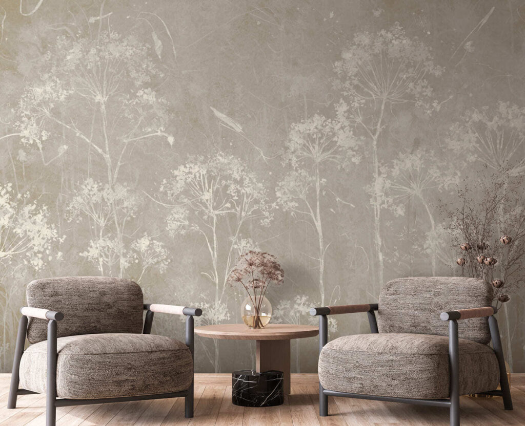 Fiori bianchi nella nebbia — ambiente 2