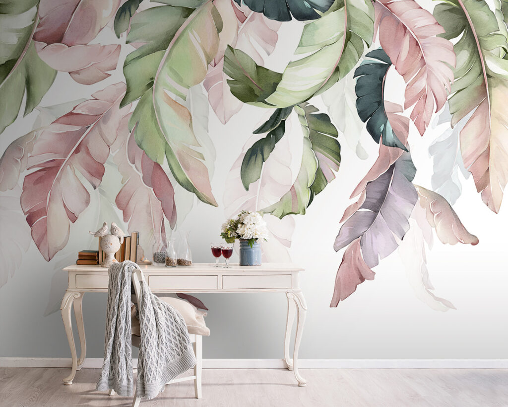 Foglie pastello in grappoli — ambiente 4