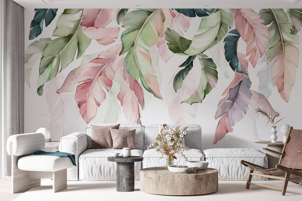 Foglie pastello in grappoli — ambiente 6