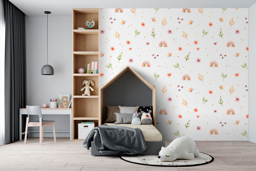 Piccoli arcobaleni tra fiorellini — ambiente 2