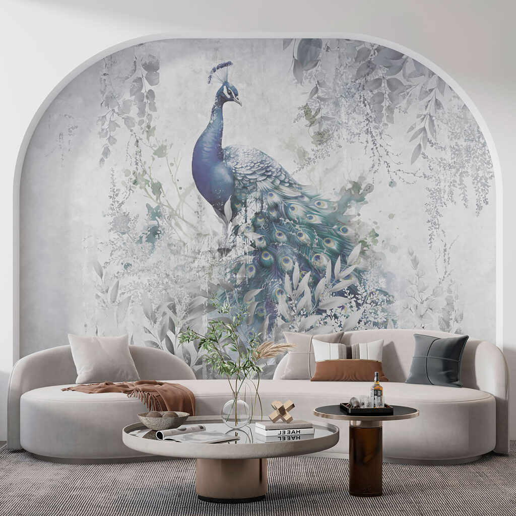 Pavone nella nebbia — ambiente 3