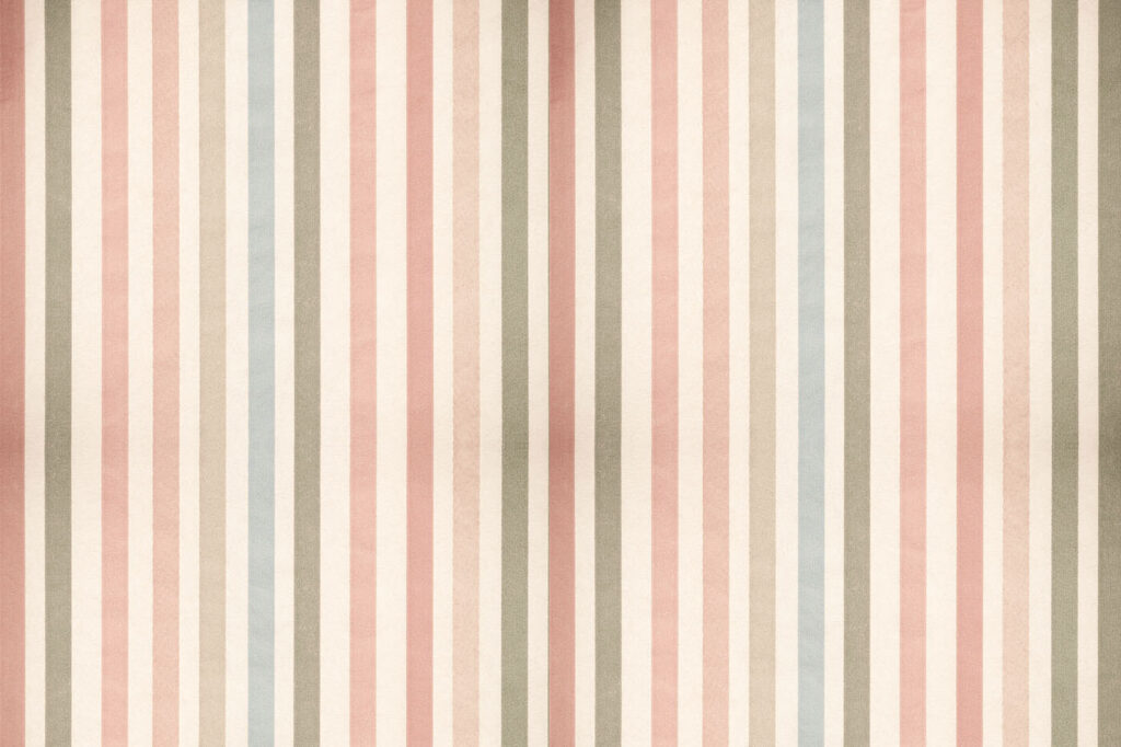 Sottili righe grigio pesca — design completo