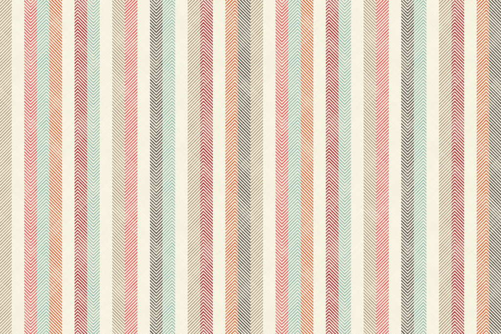 Tessuto di righe retrò — design completo