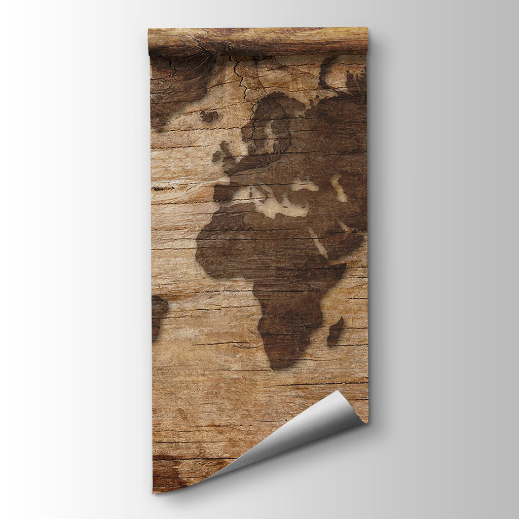 Mappa su assi antiche — vista del prodotto