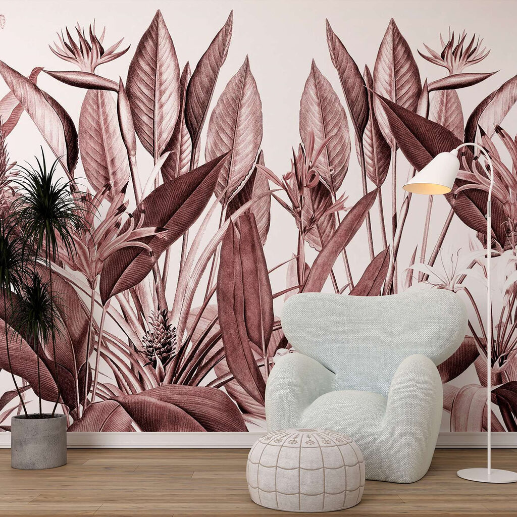 Fiori tropicali e foglie — ambiente 3