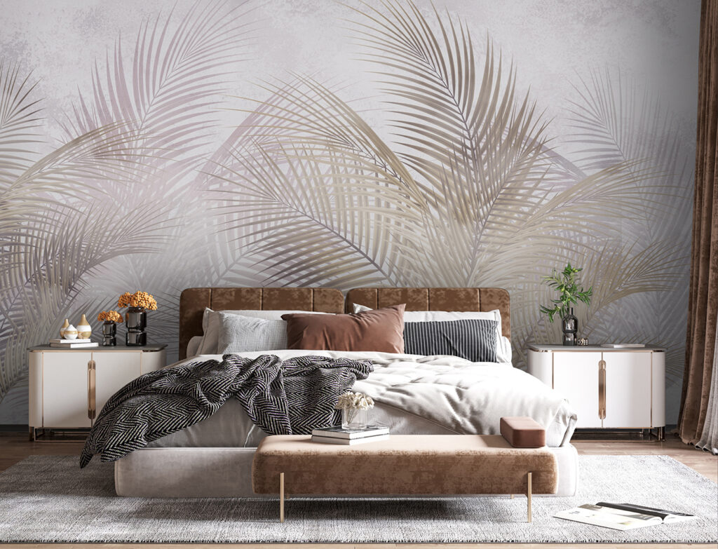 Palme in toni madreperla — ambiente 4
