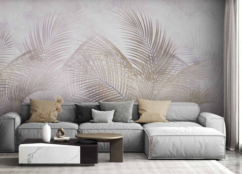 Palme in toni madreperla — ambiente 5