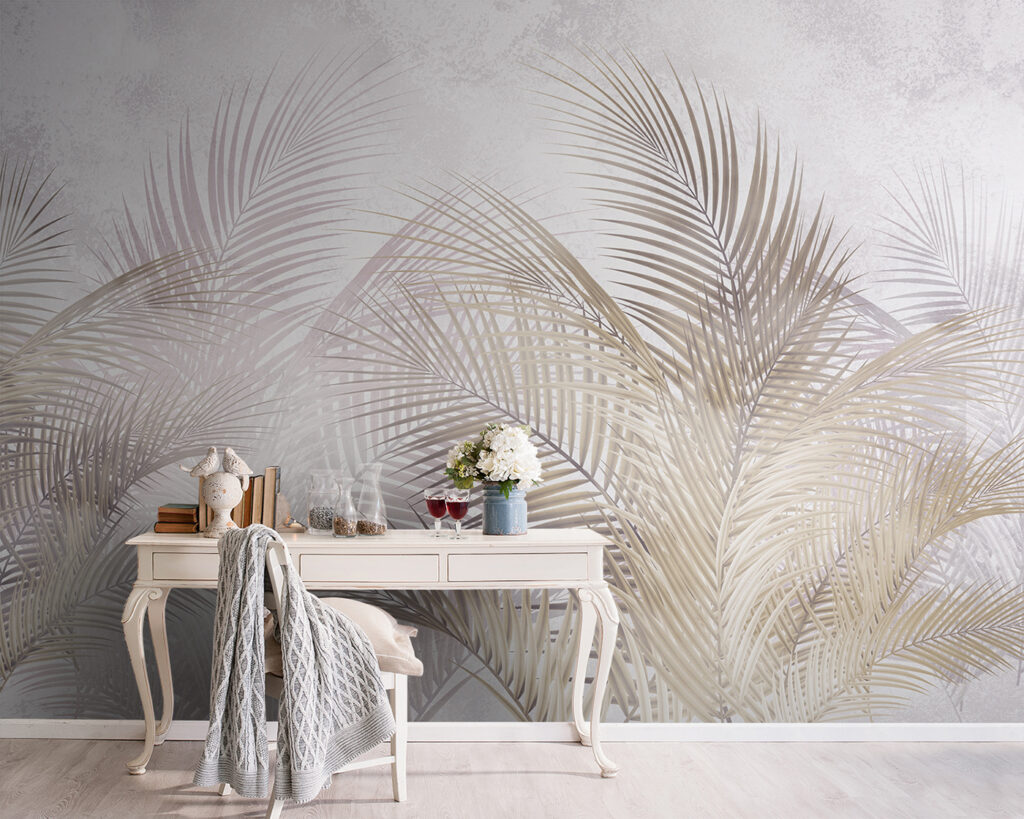 Palme in toni madreperla — ambiente 7