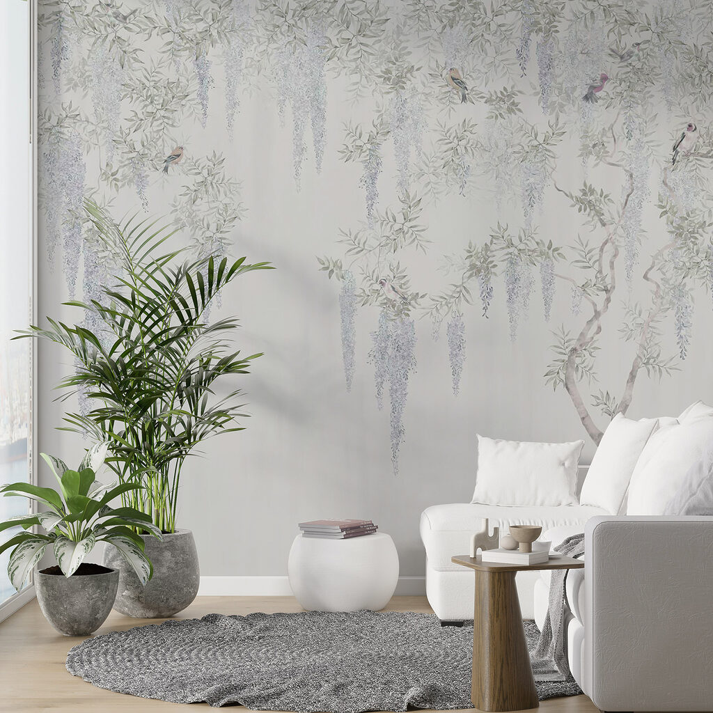 Velo di fiori argentati — ambiente 4