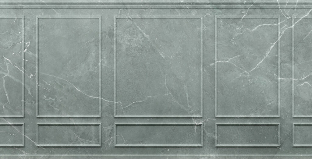 Pannelli verdi venati — design completo