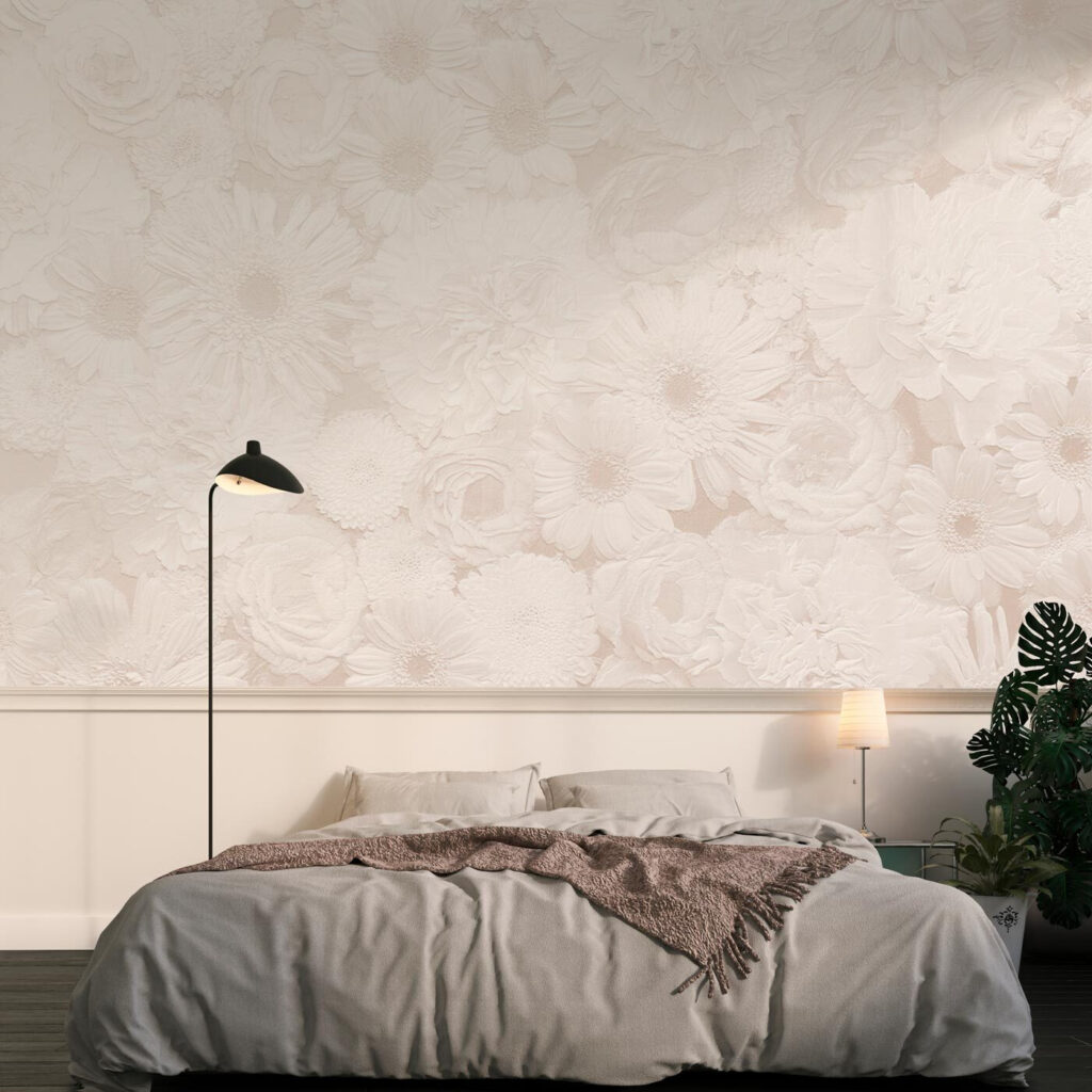 Disegni floreali con foglie — ambiente 1