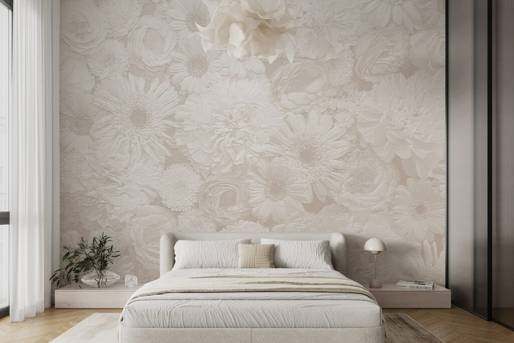 Disegni floreali con foglie — ambiente 4