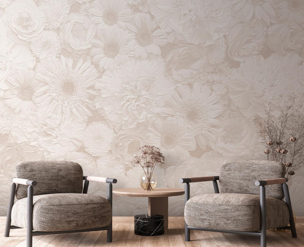 Disegni floreali con foglie — ambiente 2