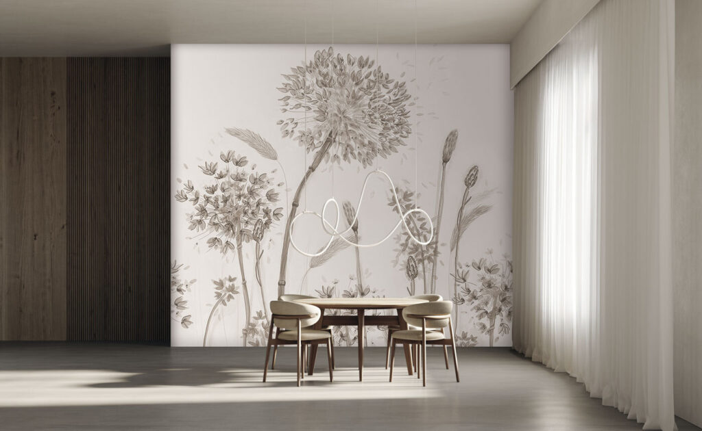 Steli e fiori sottili — ambiente 3