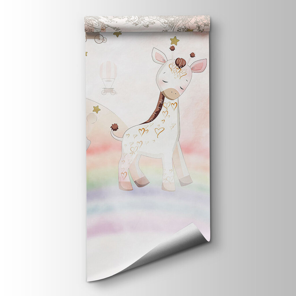 Giraffa, panda e palloncini — vista del prodotto