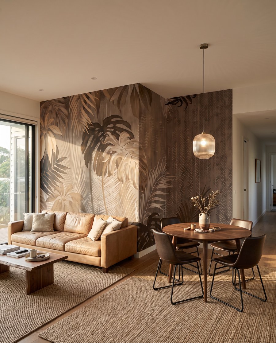 Foglie in ombre brune — ambiente 3