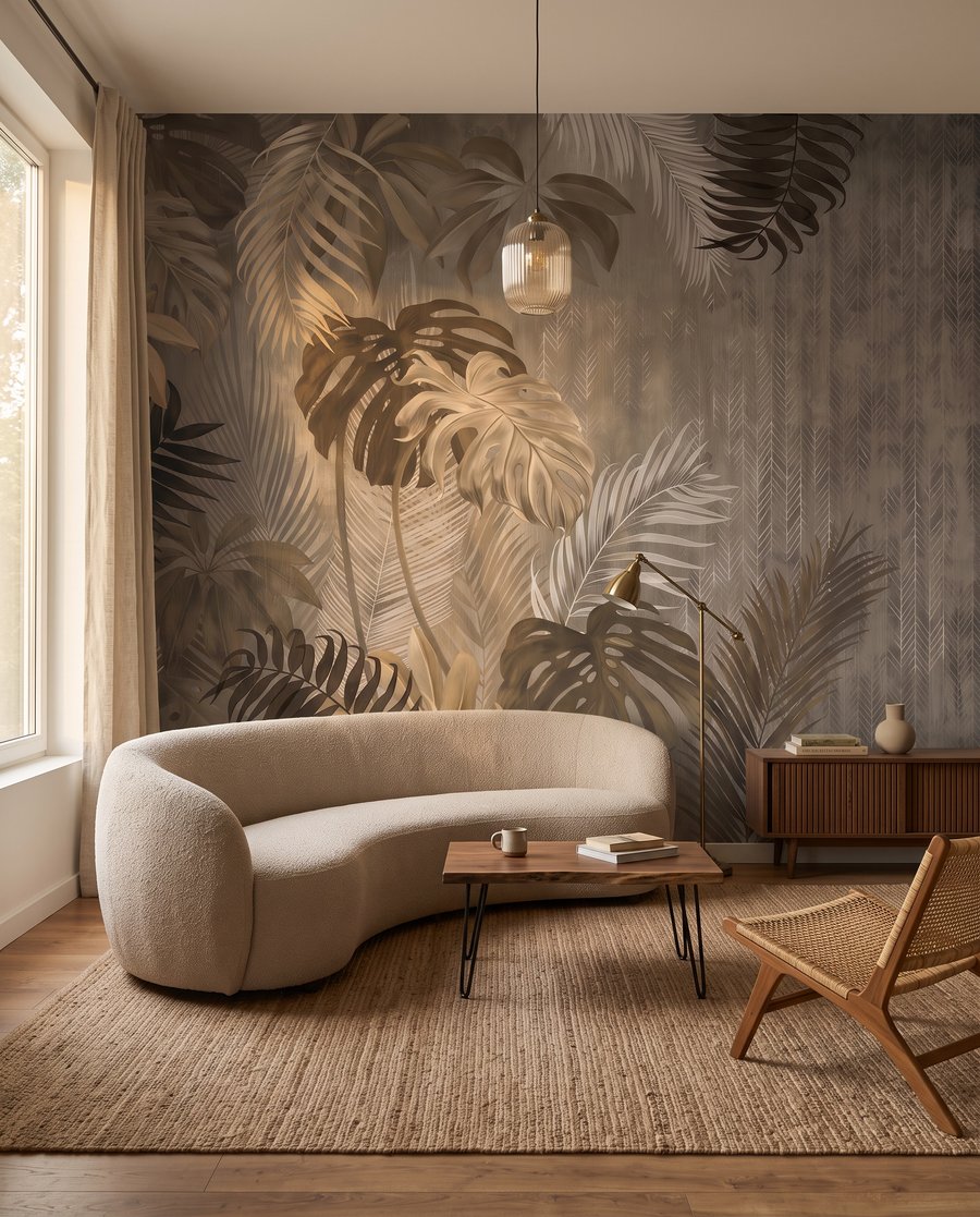 Foglie in ombre brune — ambiente 4