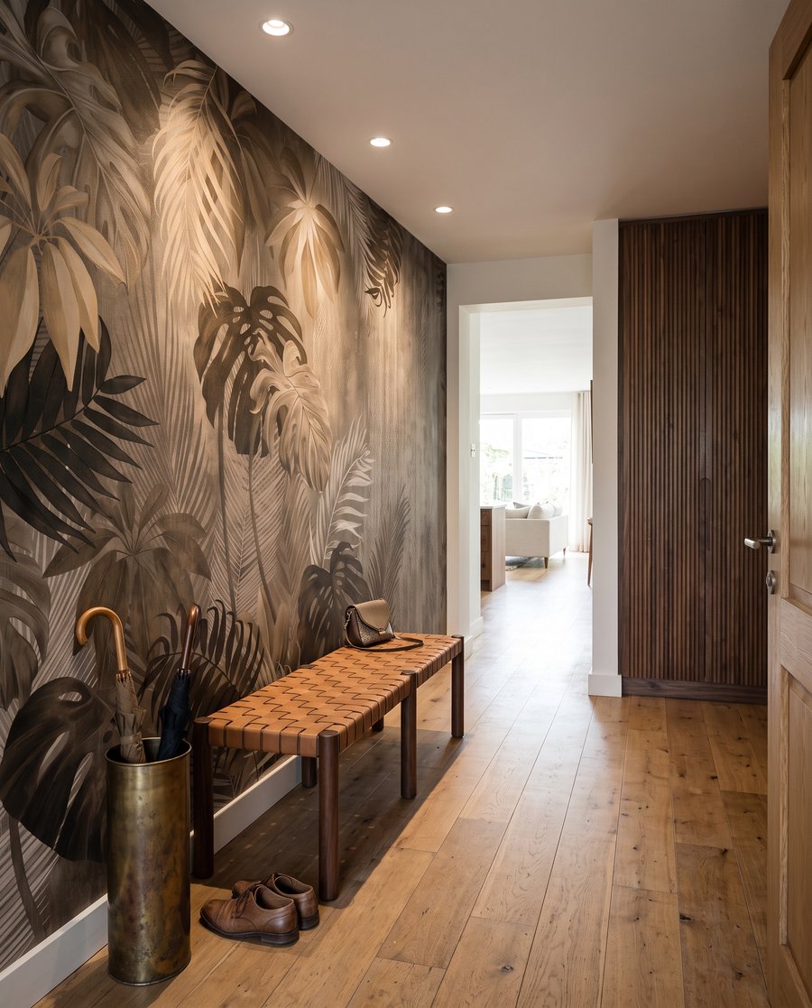 Foglie in ombre brune — ambiente 5