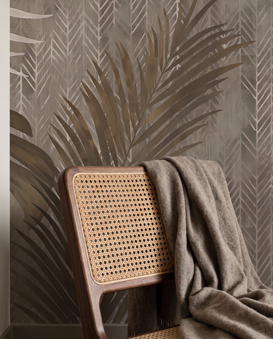 Foglie in ombre brune — dettaglio