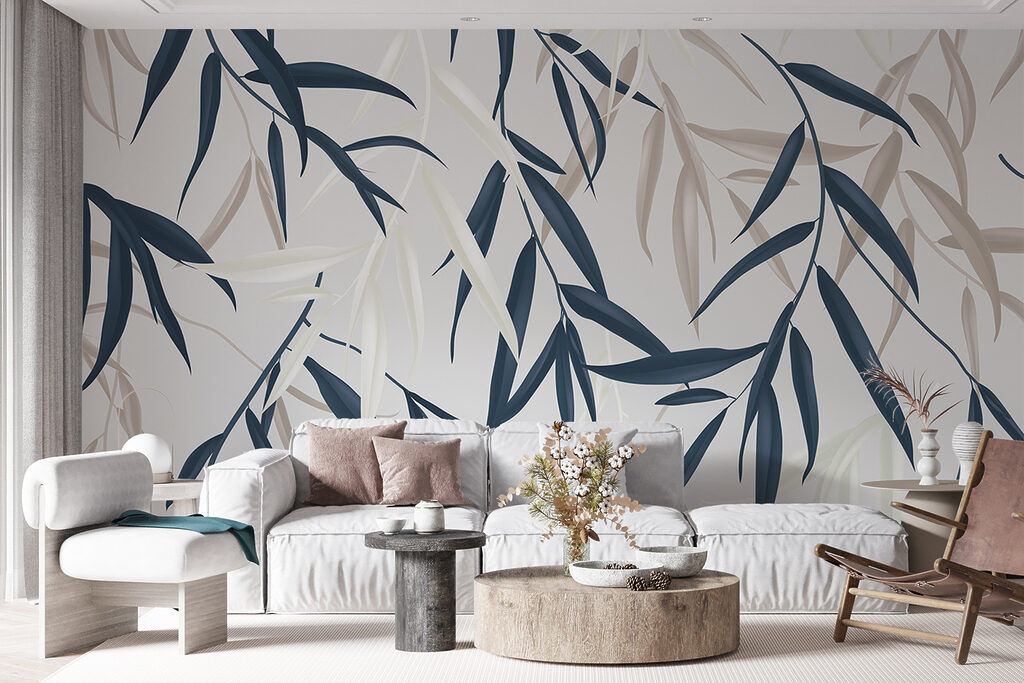 Rami blu in movimento — ambiente 4