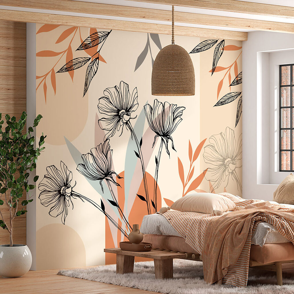 Rametti e foglie disegnate — ambiente 4