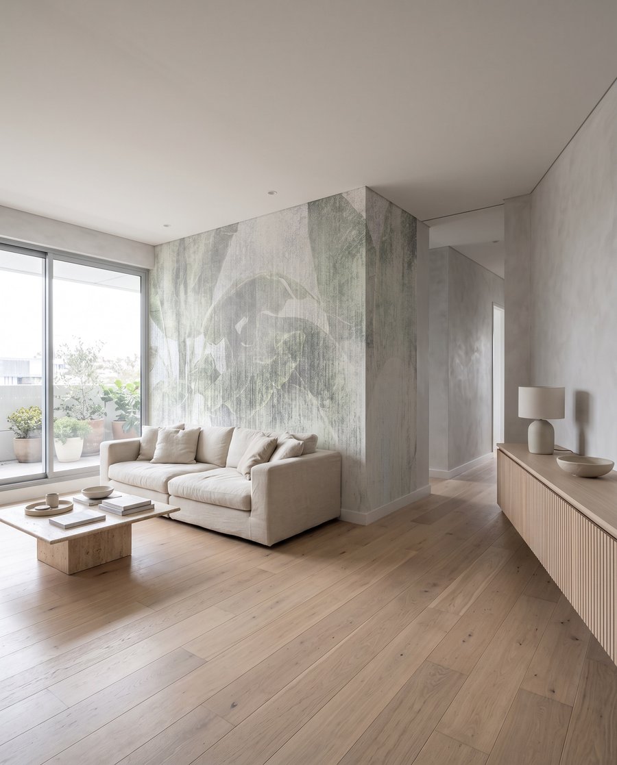 Foglie verdi sfumate — ambiente 3