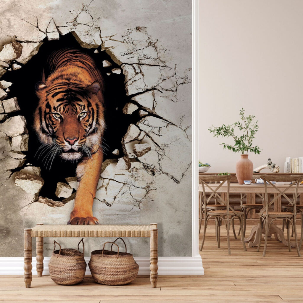 Tigre dal muro — ambiente 2