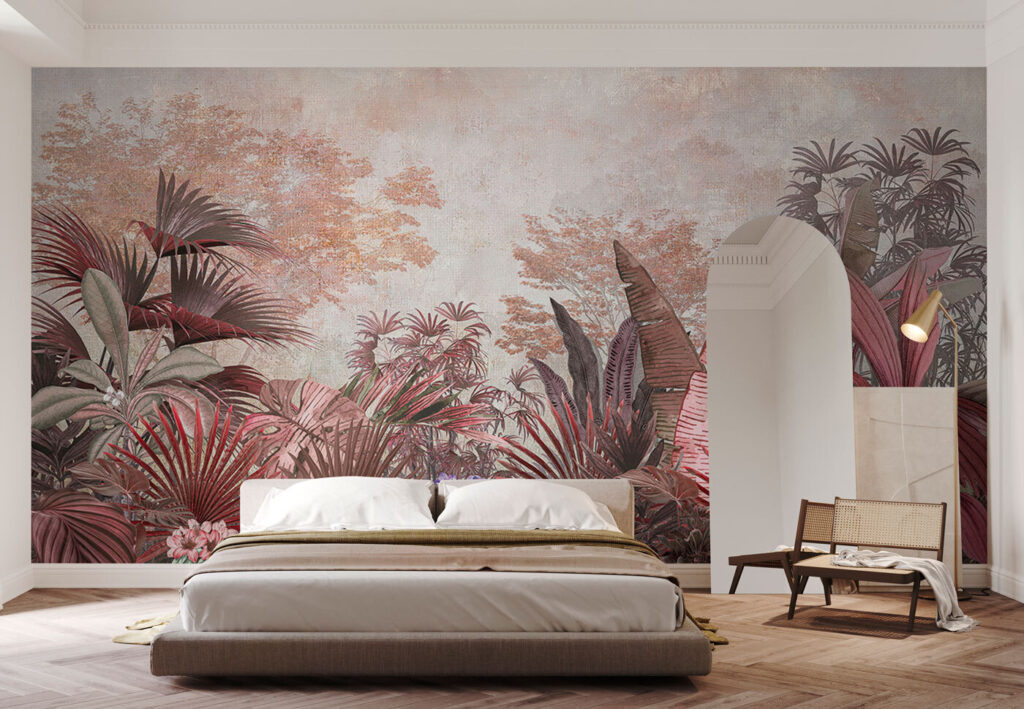 Giungla calda su beige — ambiente 2