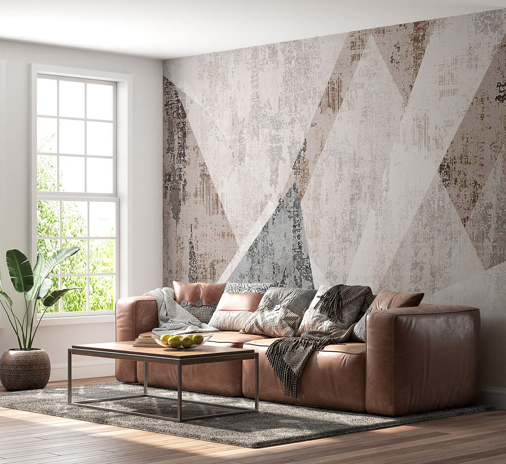Triangoli grigi consumati — ambiente 3