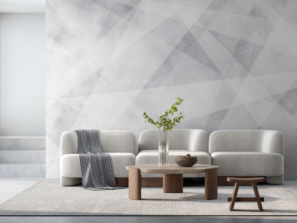 Triangoli chiari sovrapposti — ambiente 1