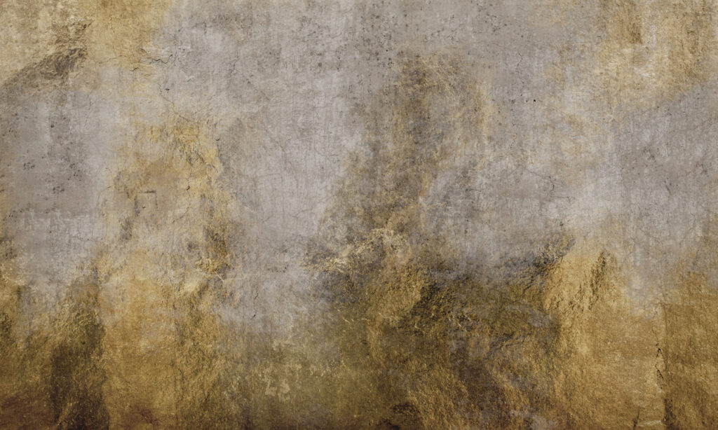 Ocra su grigio consumato — design completo