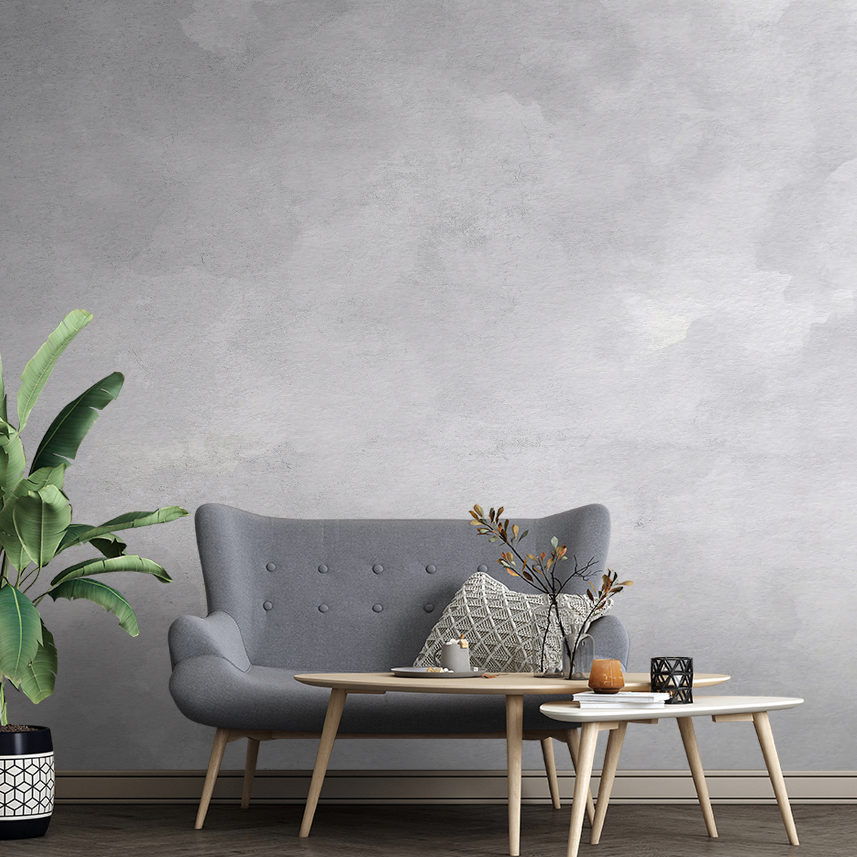 Nuvole grigio chiaro — ambiente 1