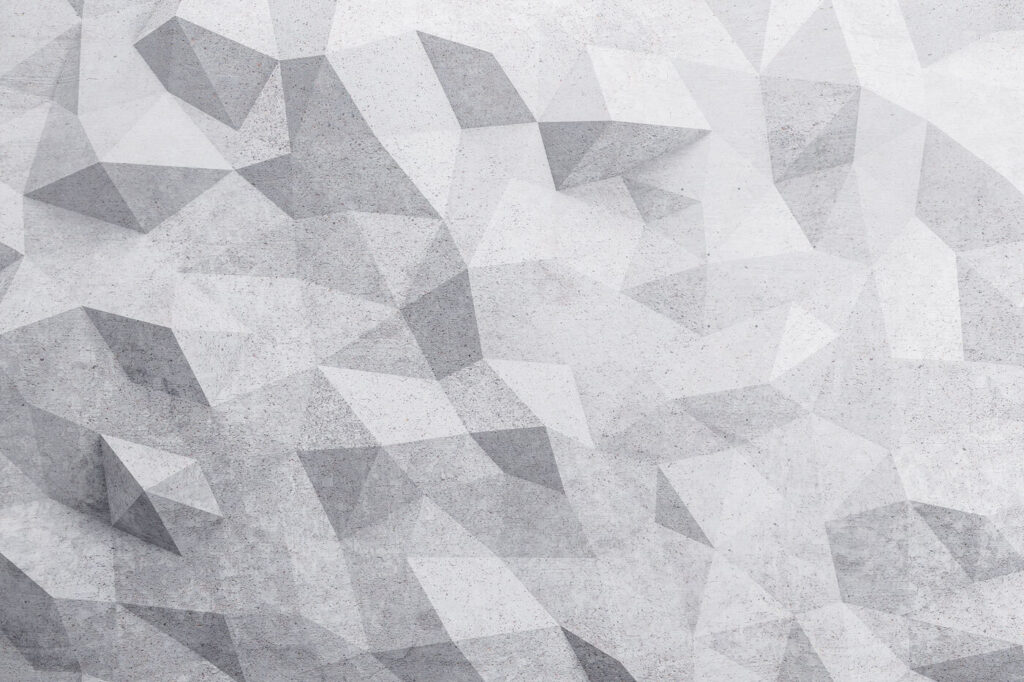 Piccoli poligoni grigi — design completo