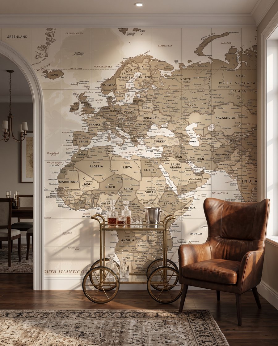 Mappa del mondo antica — ambiente 2