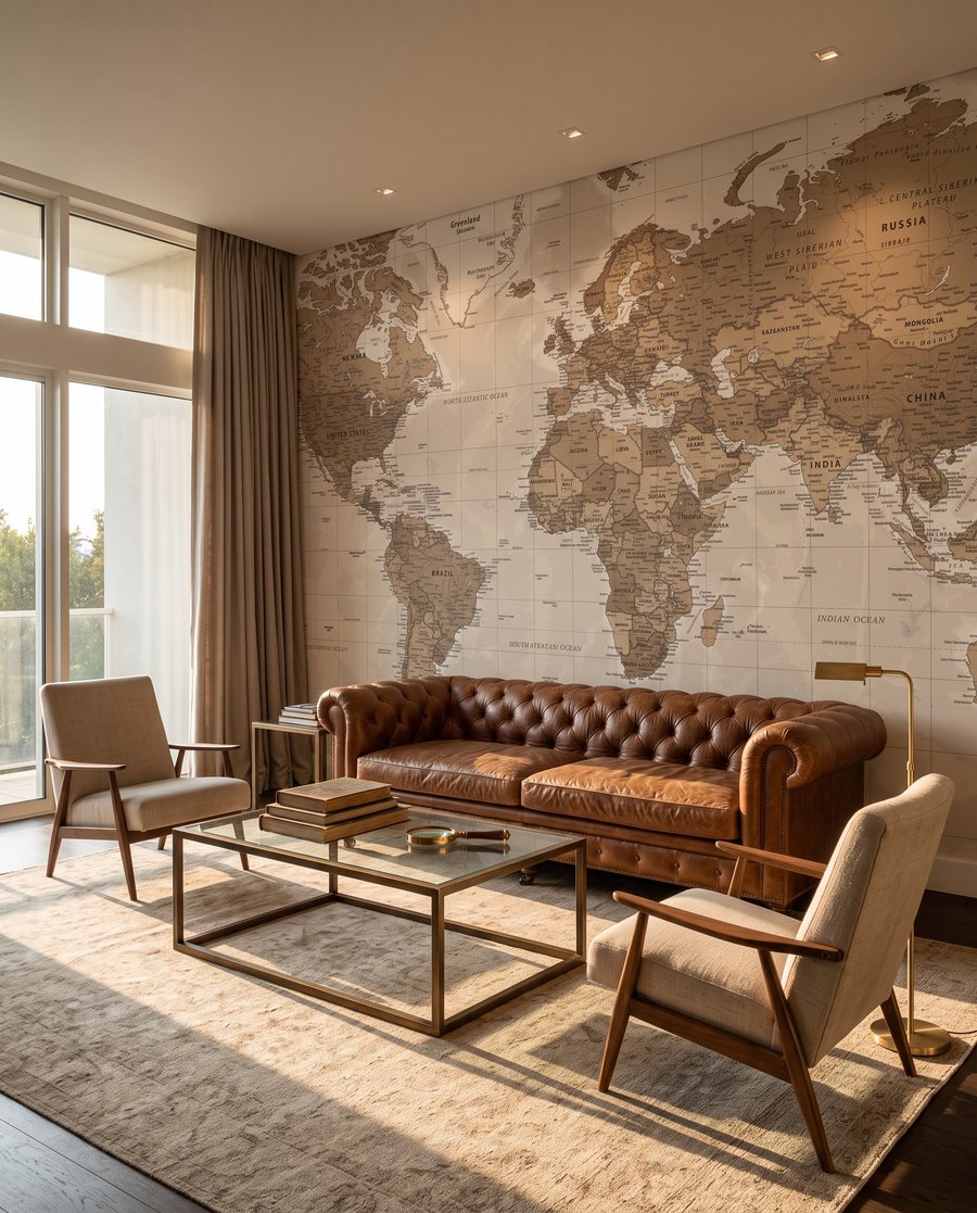 Mappa del mondo antica — ambiente 3