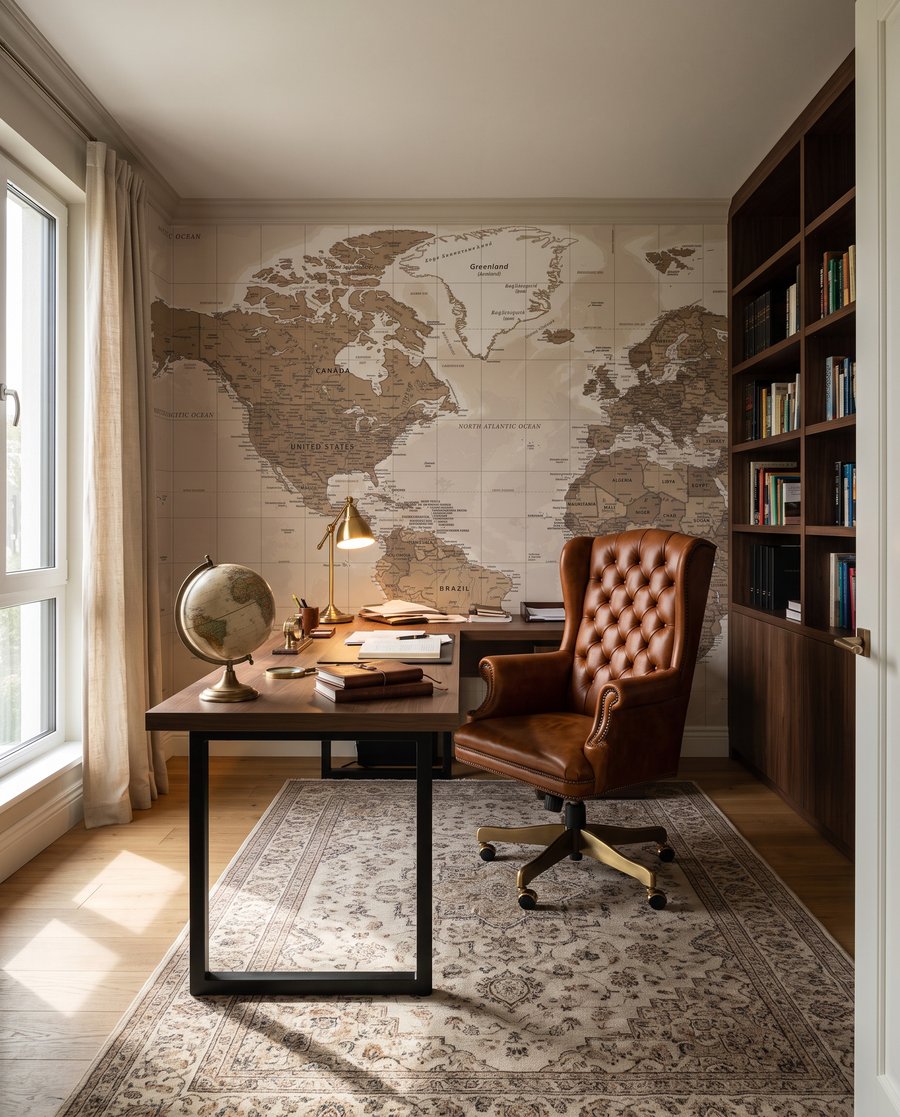 Mappa del mondo antica — ambiente 8