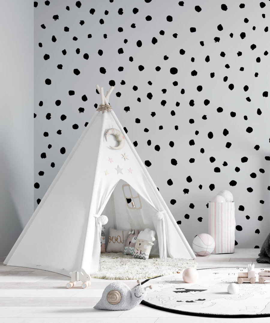 Puntini neri sparsi — ambiente 2