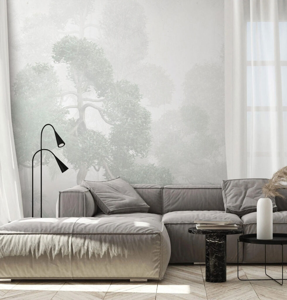Chiome tonde tra felci — ambiente 2