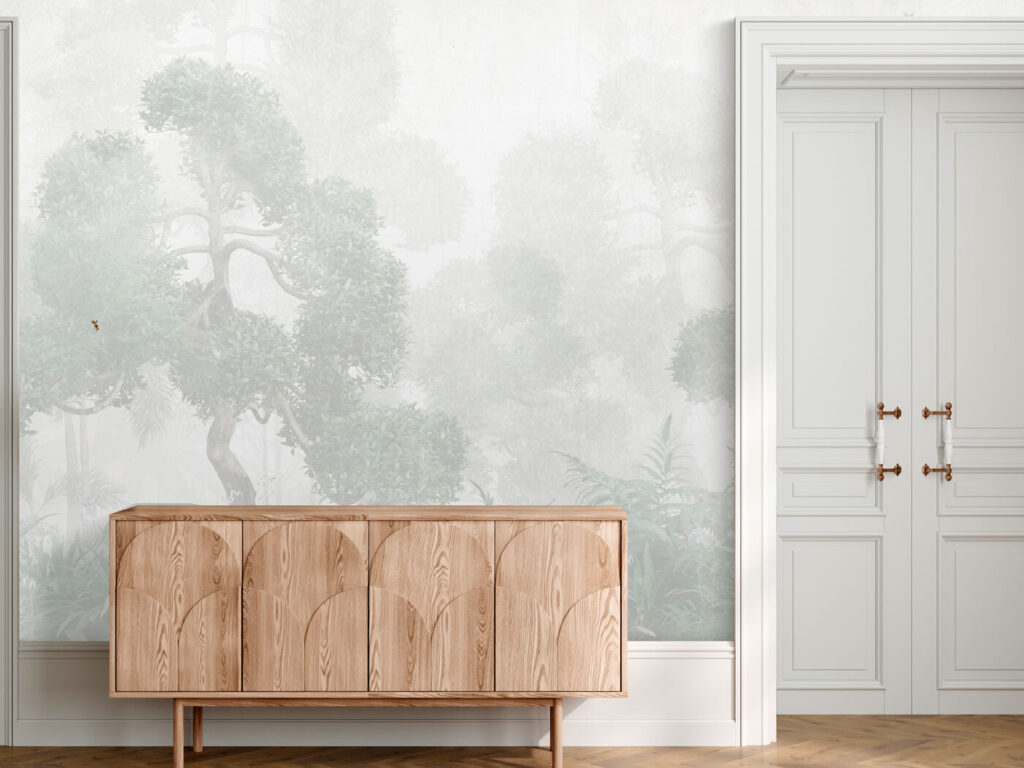 Chiome tonde tra felci — ambiente 3